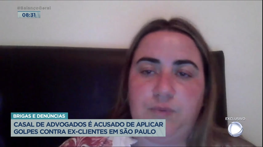 Vídeo: Casal de advogados é acusado de aplicar golpes em ex-clientes