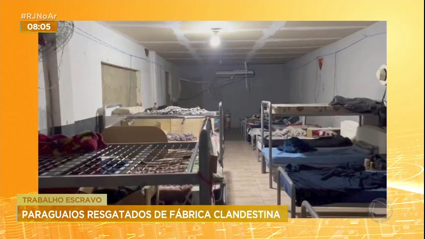 Vídeo: Paraguaios são resgatados de fábrica de cigarros na Baixada Fluminense