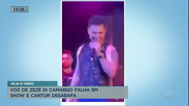 Vídeo: Voz de Zezé di Camargo falha em show e preocupa fãs
