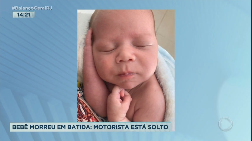 Vídeo: Família pede por justiça após morte de bebê em batida de trânsito no RJ