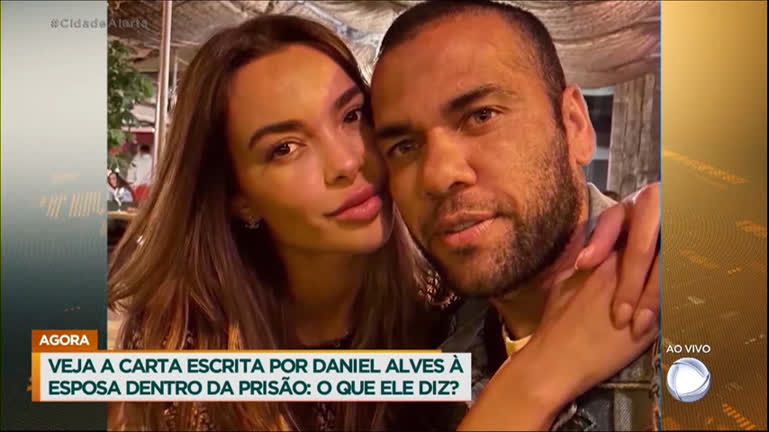 Vídeo: Daniel Alves escreve carta para a ex-mulher, Joana Sanz
