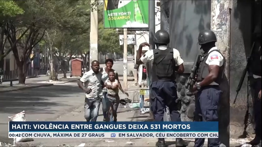 Vídeo: Mais de 500 pessoas foram mortas neste ano em decorrência da violência de gangues no Haiti