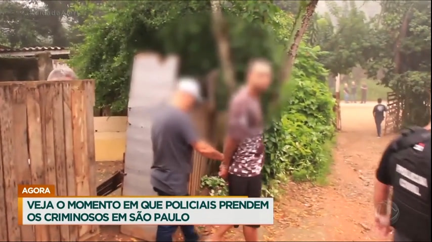Vídeo: Família de criminosos é presa no interior de São Paulo