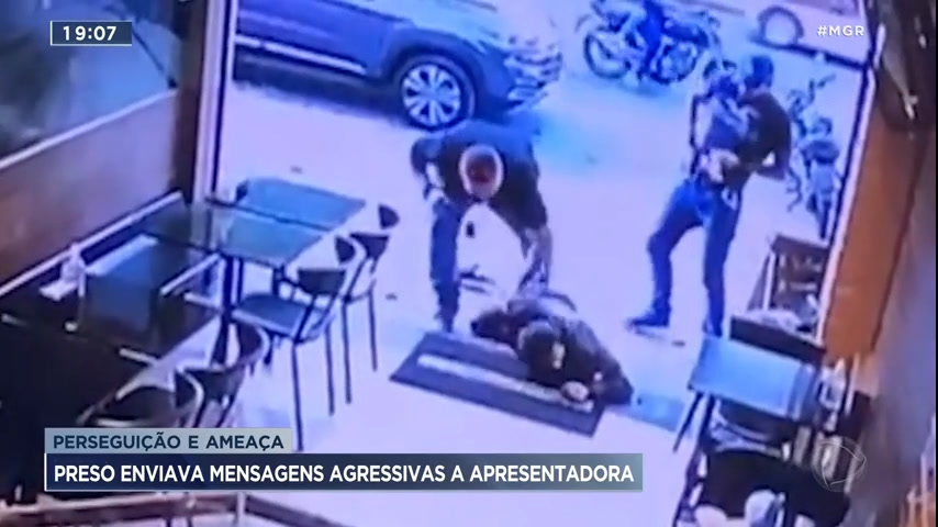 Vídeo: Suspeito de ameaçar apresentadora da Record TV Minas tem histórico de violência, diz polícia