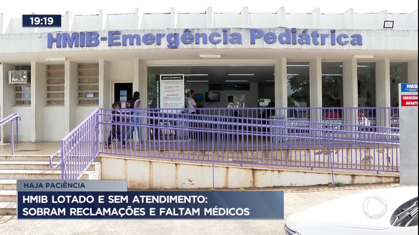 Vídeo: Pacientes reclamam de atendimento e falta de médicos no HMIB