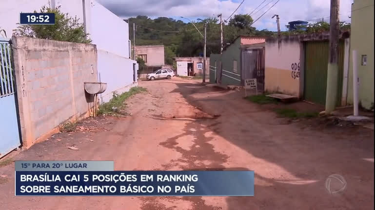 Vídeo: Brasília cai 5 posições em ranking sobre saneamento básico no país