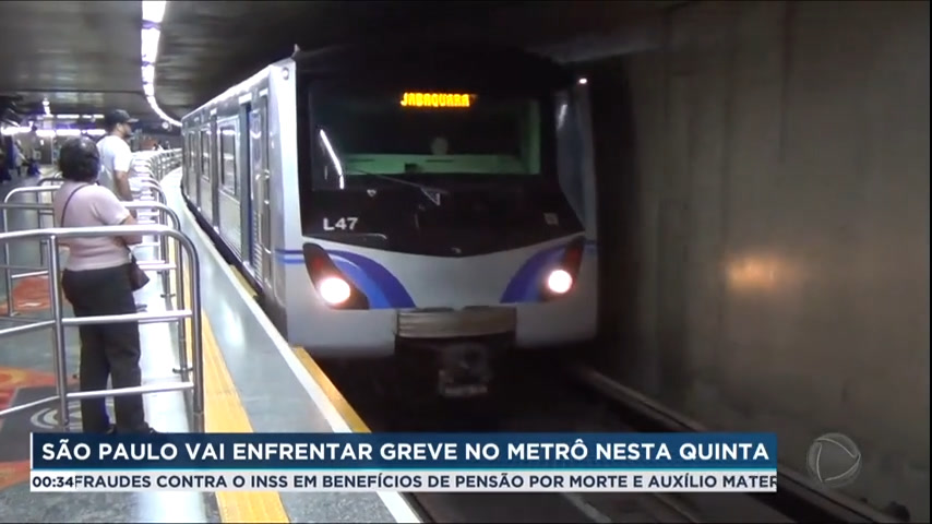 Vídeo: Funcionários do Metrô de São Paulo anunciam greve a partir desta quinta (23)