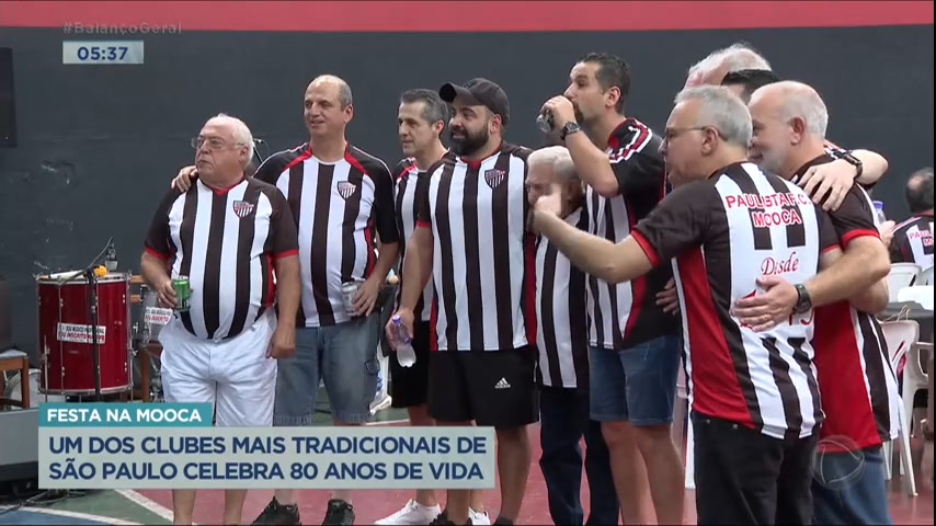 Vídeo: Tradicional clube de São Paulo completa 80 anos com festa na Mooca