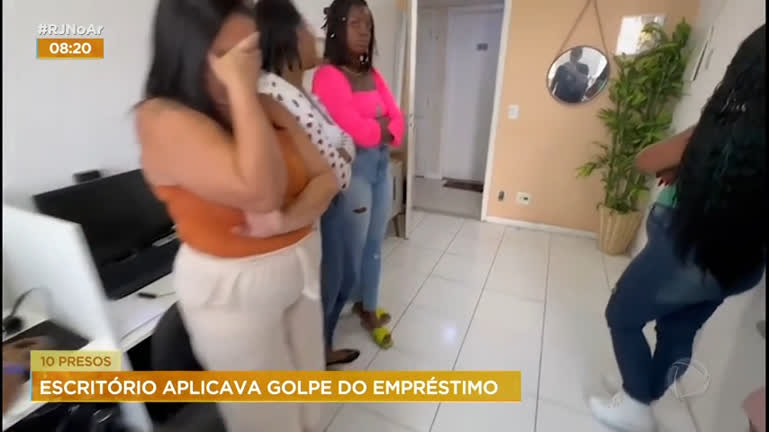 Vídeo: Quadrilha que aplicava golpe de empréstimo consignado é presa na zona norte do Rio