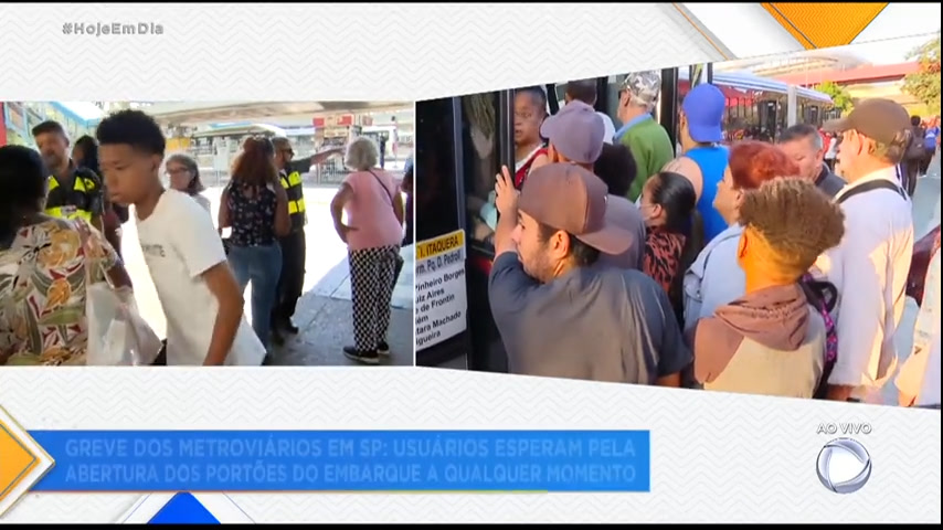 Vídeo: Terminal de ônibus tem manhã caótica por causa da greve do metrô em SP