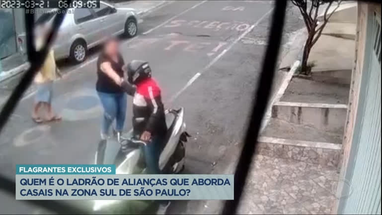 Vídeo: Ladrão aborda casais e rouba alianças na zona sul de São Paulo