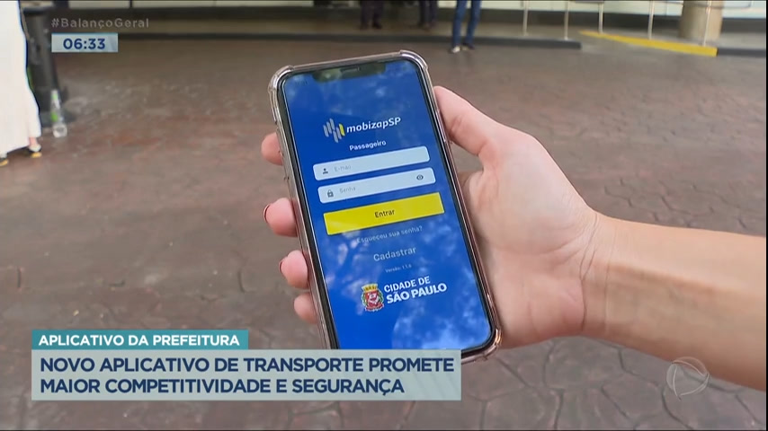 Vídeo: Balanço Geral testa aplicativo de transporte da prefeitura de SP