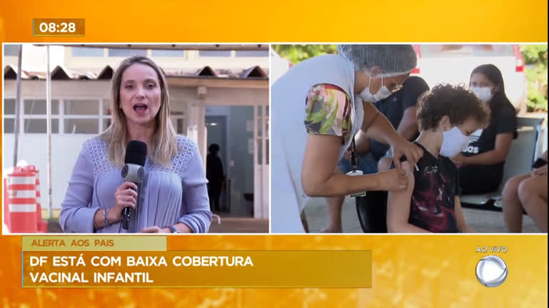 Vídeo: Secretaria de Saúde do DF faz alerta para baixa adesão de imunização infantil