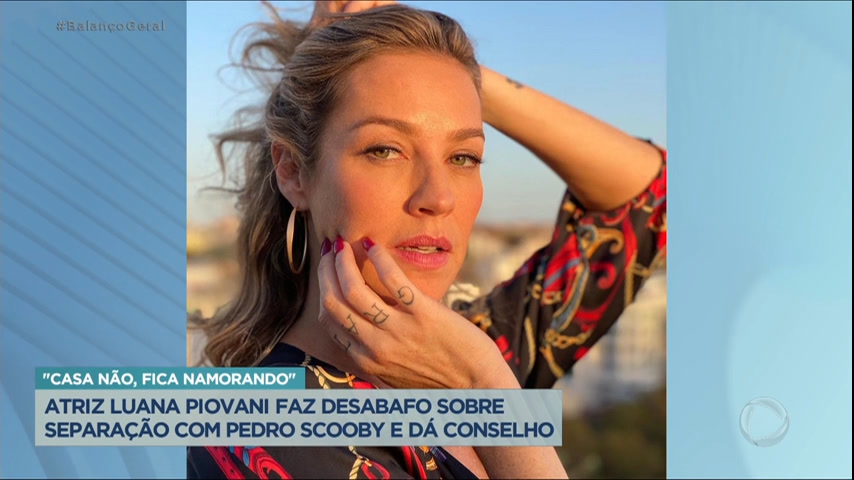 Vídeo: Luana Piovani faz desabafo sobre separação com Pedro Scooby