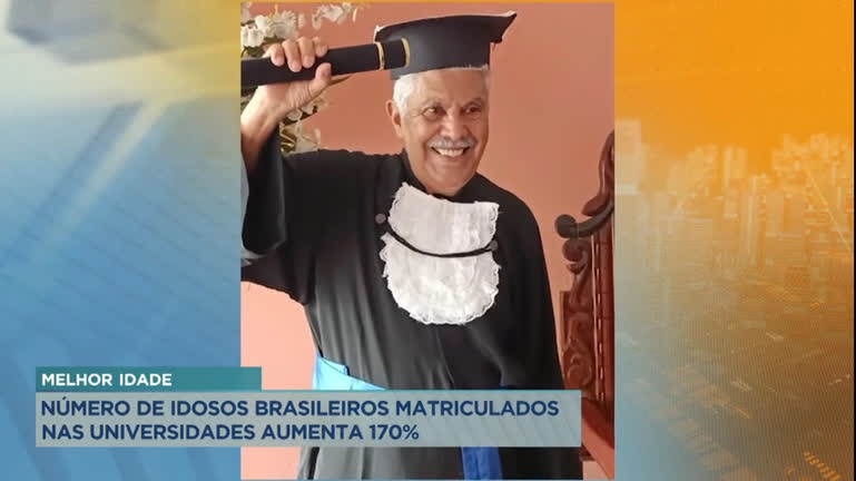 Vídeo: Número de idosos brasileiros matriculados nas universidades aumenta 170%