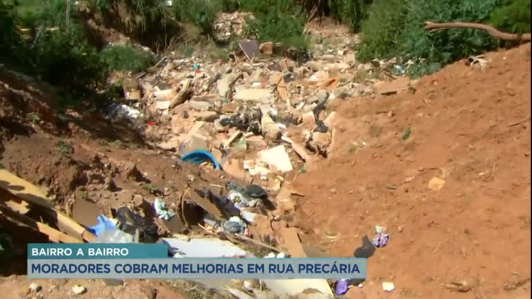Vídeo: Bairro a bairro: moradores cobram melhorias em rua precária na região do Barreiro