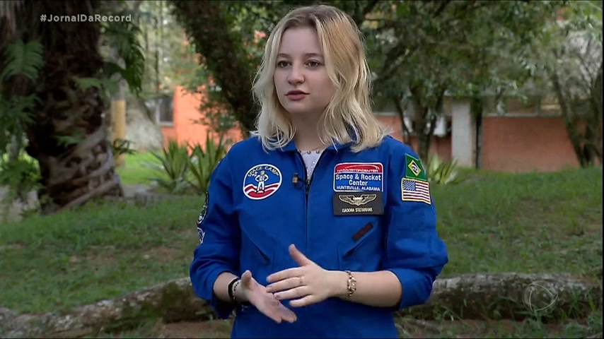 Vídeo: Estudante gaúcha que sonha em ser astronauta representa o Brasil em conferência da Nasa