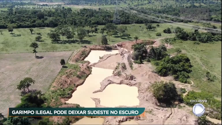 Vídeo: Garimpo ilegal no Pará coloca em risco o fornecimento de energia elétrica em todo o Brasil
