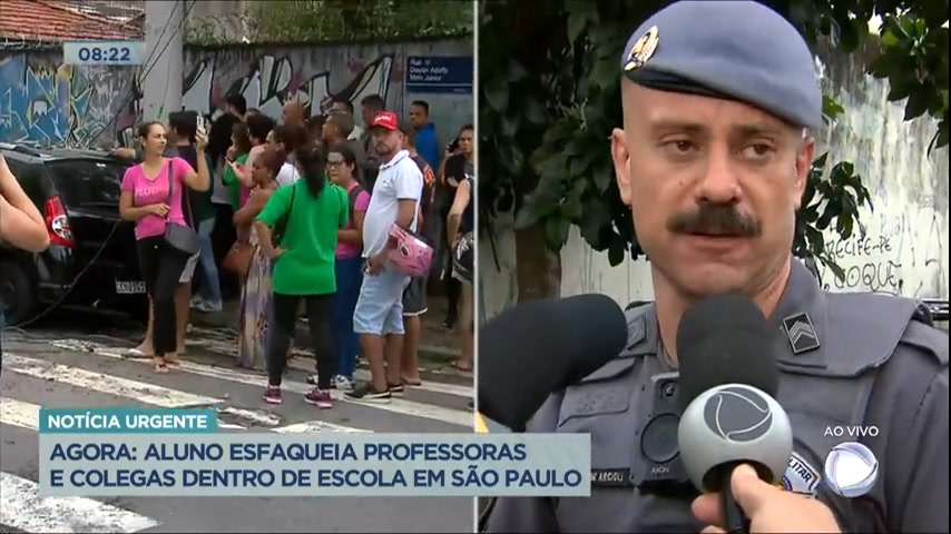 Vídeo: Aluno esfaqueia professoras e colega dentro de uma escola em São Paulo
