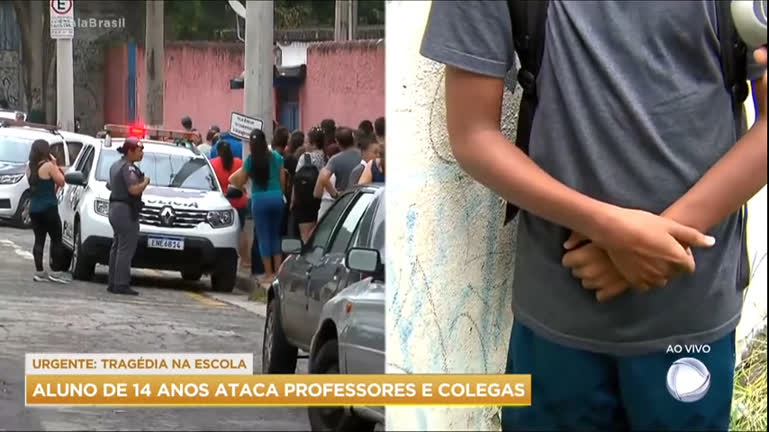 Vídeo: "Foi apavorante", diz estudante de escola atacada na zona sul de SP