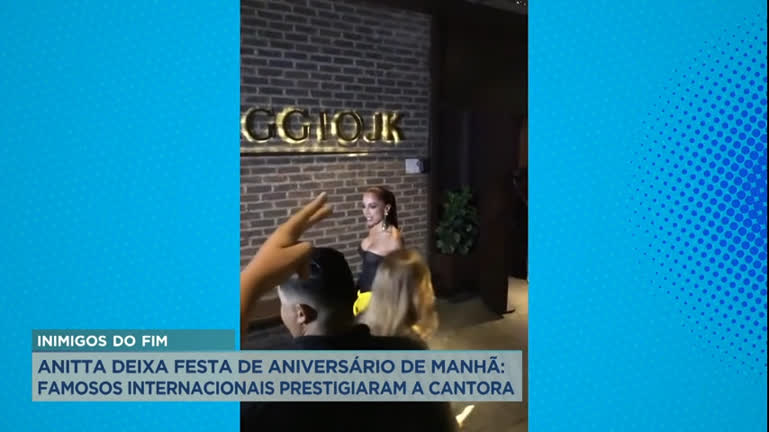 Vídeo: A Hora da Venenosa: Anitta realiza festa de aniversário com presença de famosos internacionais