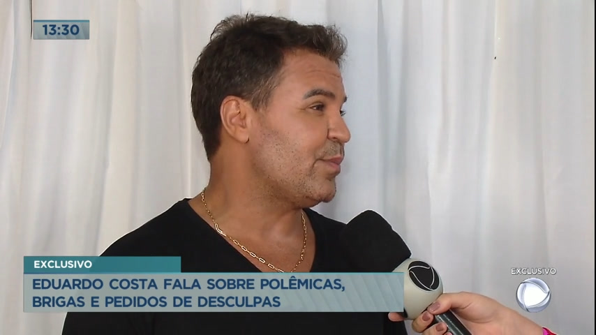 Vídeo: Eduardo Costa fala sobre polêmicas, brigas e pedidos de desculpas
