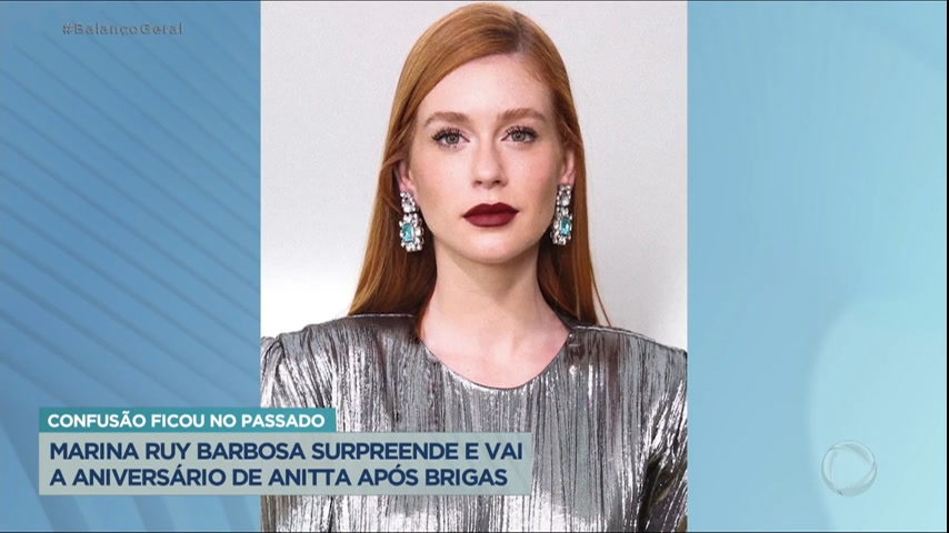 Vídeo: Após quatro anos brigadas, Marina Ruy Barbosa e Anitta reatam amizade