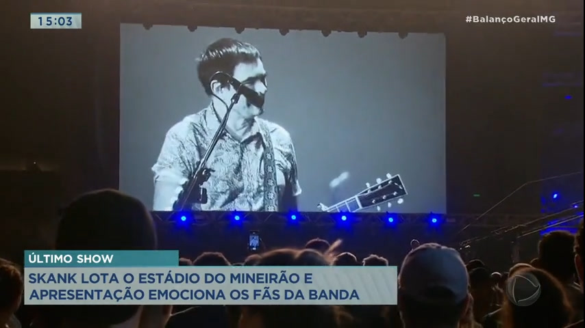 Vídeo: A Hora da Venenosa: Skank lota o estádio do Mineirão e apresentação emociona os fãs da banda
