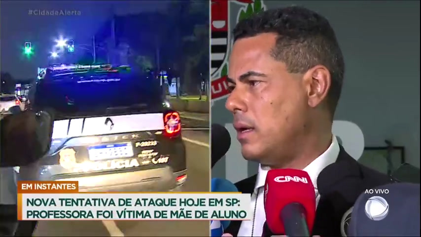 Vídeo: Delegado que falou com menor apreendido por ataque a escola fala à imprensa