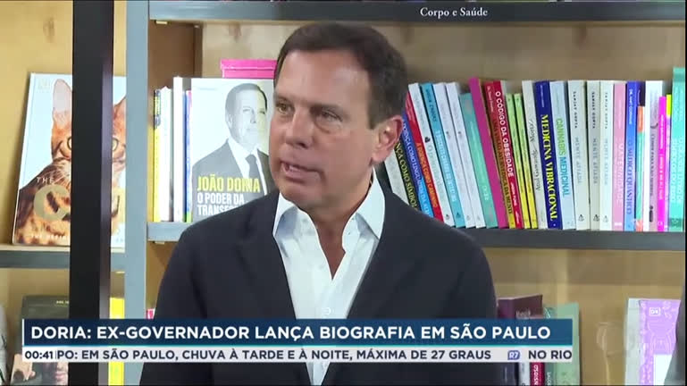 Vídeo: João Dória lança biografia em São Paulo