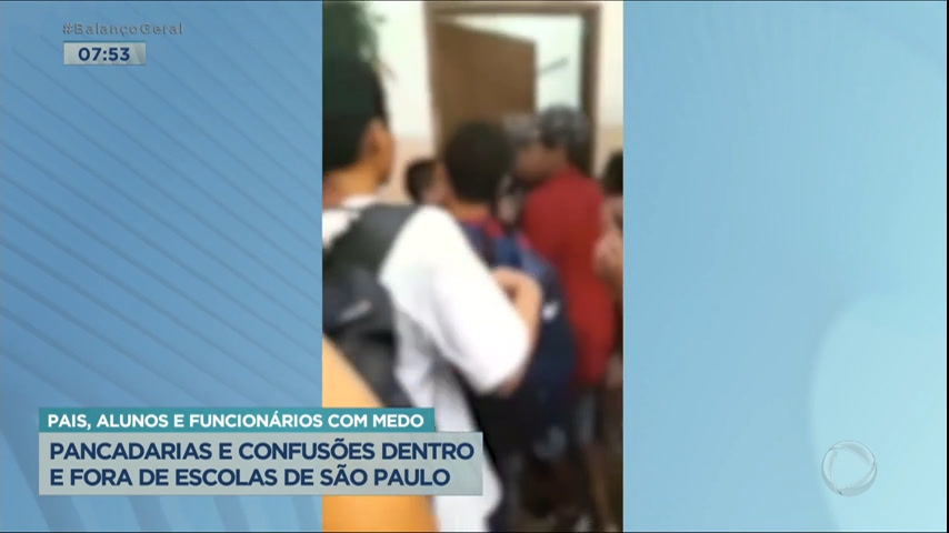 Vídeo: Brigas frequentes em escola de SP preocupam pais de alunos