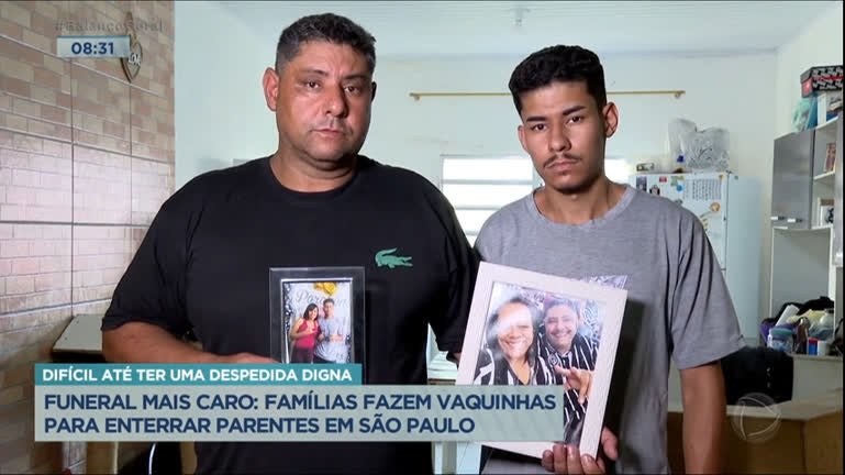 Vídeo: Famílias fazem até vaquinha para enterrar parentes em São Paulo