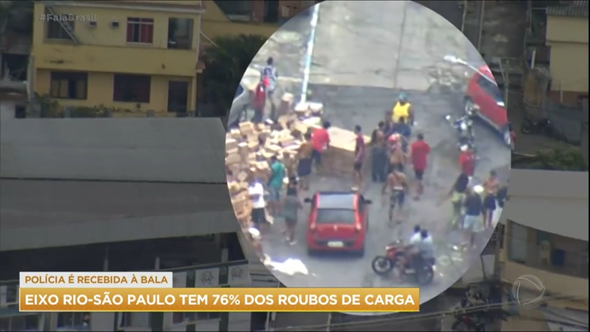 Vídeo: São Paulo e Rio de Janeiro concentram 76% do roubo de cargas do país