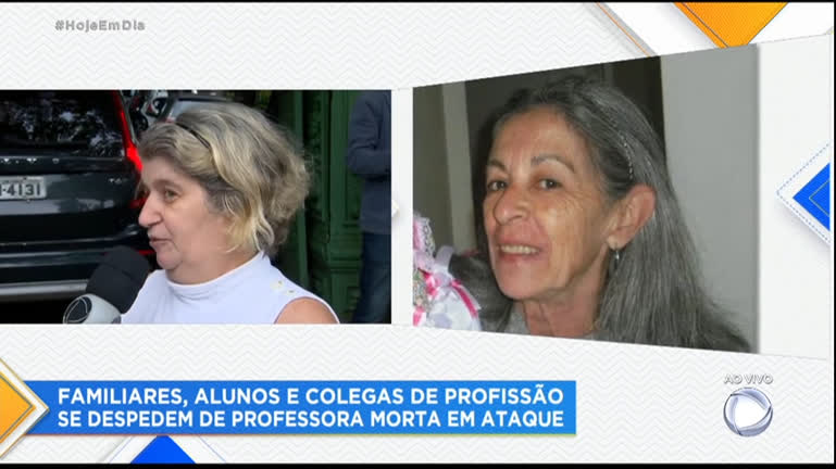 Vídeo: Amiga diz que professora morta em ataque tinha alunos como netos
