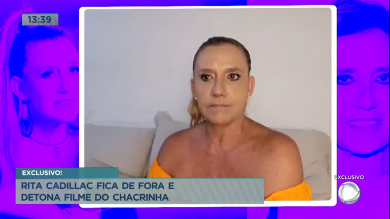 Vídeo: Rita Cadillac fica de fora e detona filme do Chacrinha