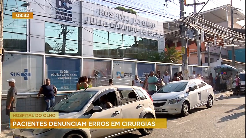 Vídeo: Pacientes denunciam erros no Hospital do Olho na Baixada Fluminense