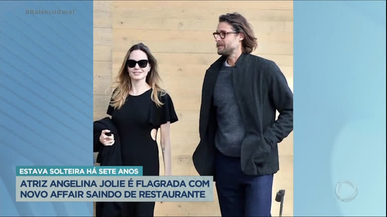 Vídeo: Solteira há sete anos, Angelina Jolie é flagrada com novo affair saindo de restaurante