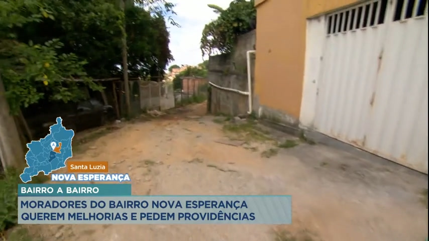 Vídeo: Bairro a Bairro: moradores de Santa Luzia pedem melhorias na infraestrutura