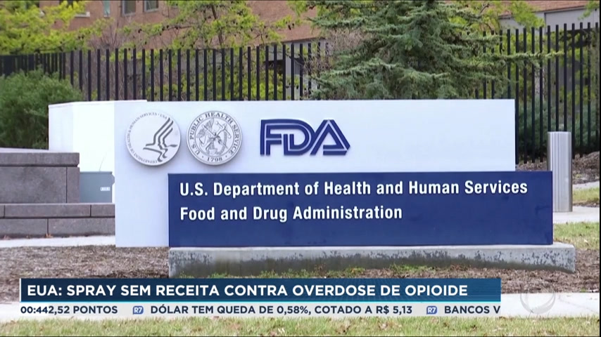 Vídeo: EUA autoriza venda sem receita médica de spray nasal para reverter overdose de opióide