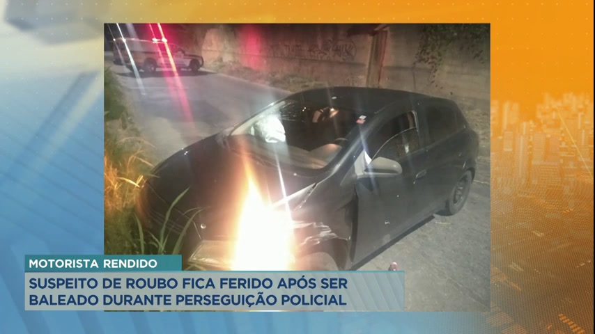 Vídeo: Polícia prende homem após perseguição policial em Santa Luzia (MG)