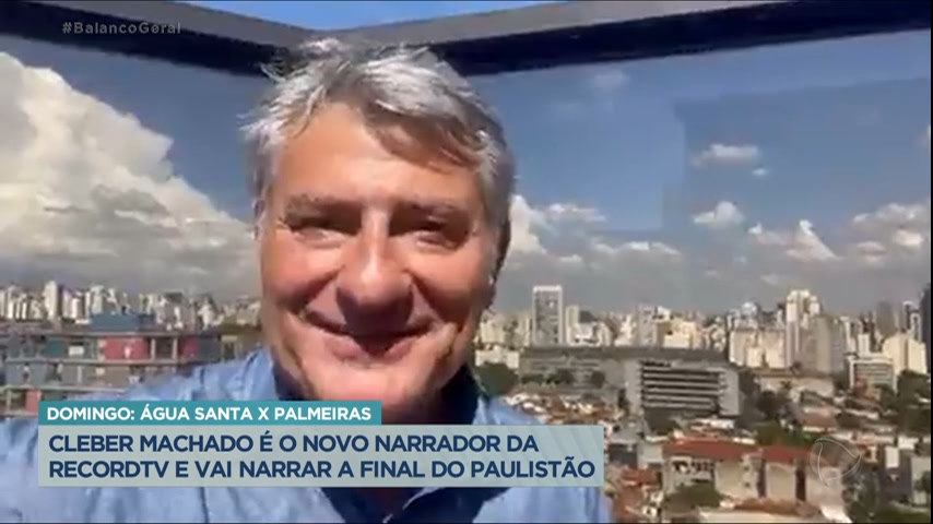 Vídeo: Cléber Machado vai narrar as finais do Paulistão 2023 na Record TV