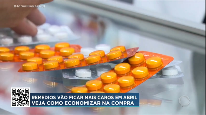 Vídeo: Aumento no preço dos remédios entra em vigor a partir de sábado (1º)