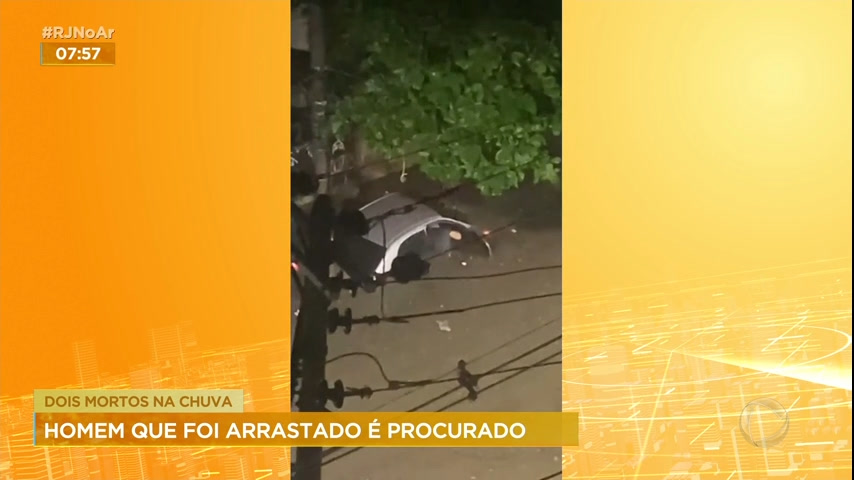 Vídeo: Temporal deixa dois mortos e um desaparecido no Rio de Janeiro