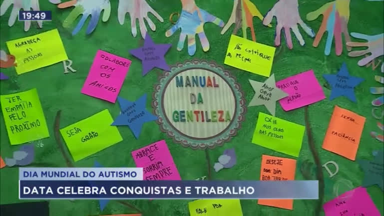 Vídeo: Comemoração do Dia mundial de autismo