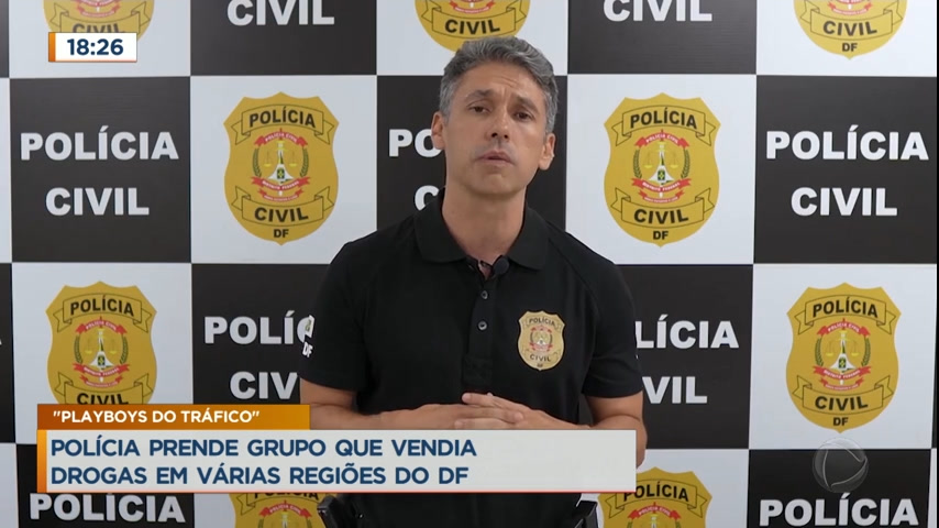 Vídeo: Polícia Civil prende grupo por tráfico de drogas em várias regiões do DF