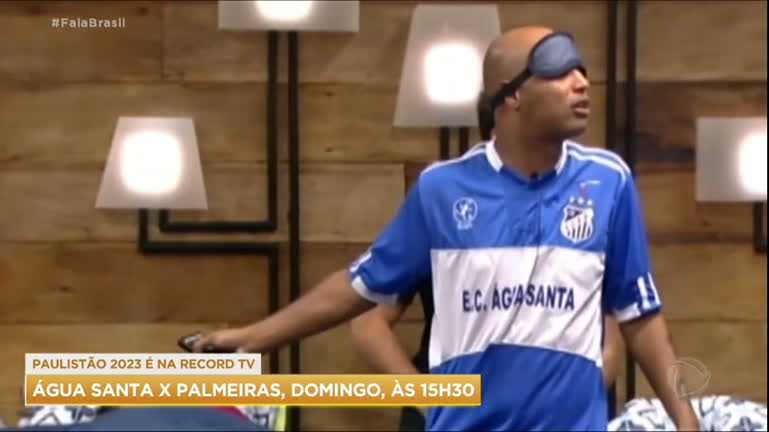Vídeo: Ídolo do Corinthians usa camisa do Água Santa em A Fazenda e vira padrinho do time