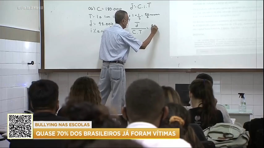 Vídeo: Fala Brasileiro: Quase 70% dos brasileiros já sofreram bullying na escola, aponta pesquisa