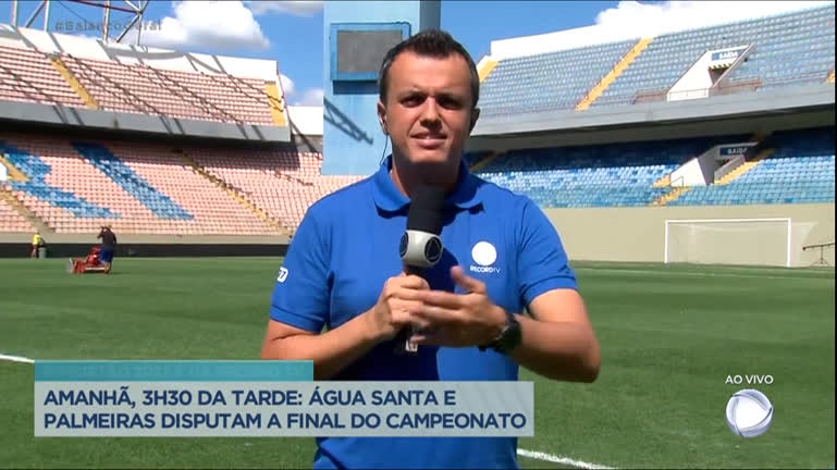 Vídeo: Água Santa e Palmeiras começam a decidir Paulistão com transmissão da Record TV