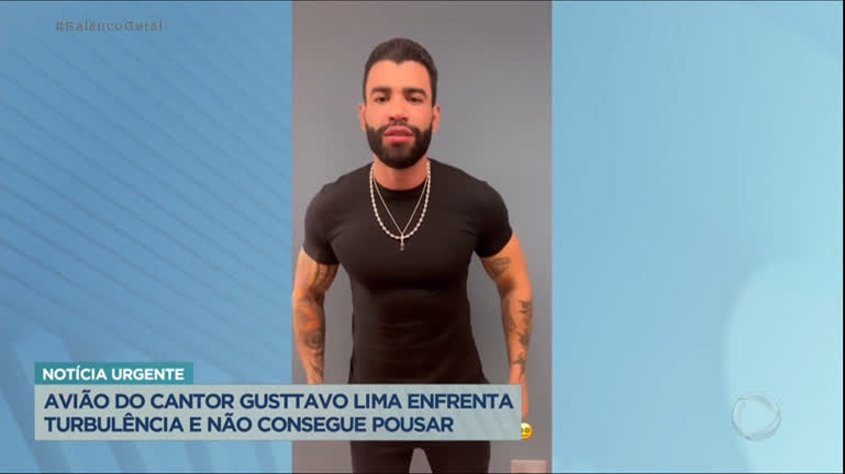 Vídeo: Gusttavo Lima cancela show em MG após seu avião não conseguir pousar