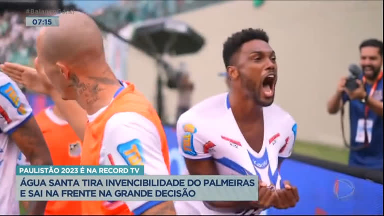 Vídeo: Água Santa surpreende e vence Palmeiras na primeira partida da final do Paulistão